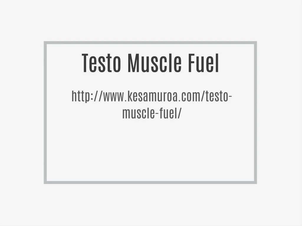 testo muscle fuel testo muscle fuel