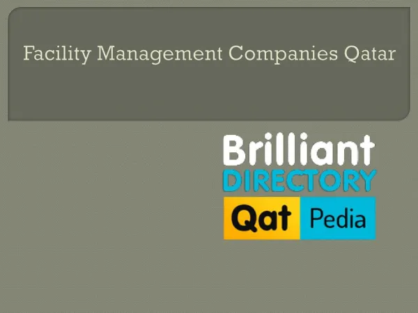 Facility Management Companies in Doha, Qatar