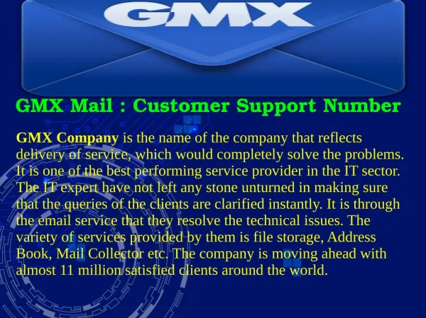 GMX Mail: Customer Support Number