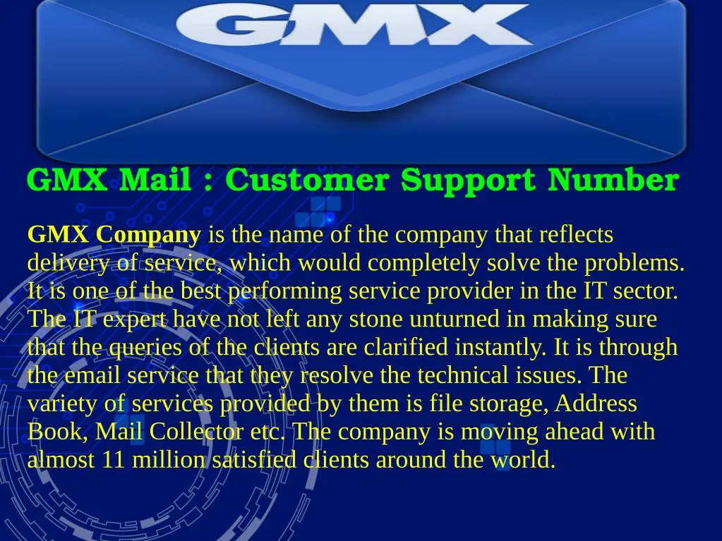 gmx mail customer support number