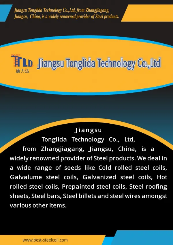 Jiangsu Tonglida Technology Co.Ltd. Jiangsu Province China