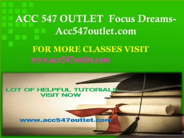 acc 547 outlet focus dreams acc547outlet com