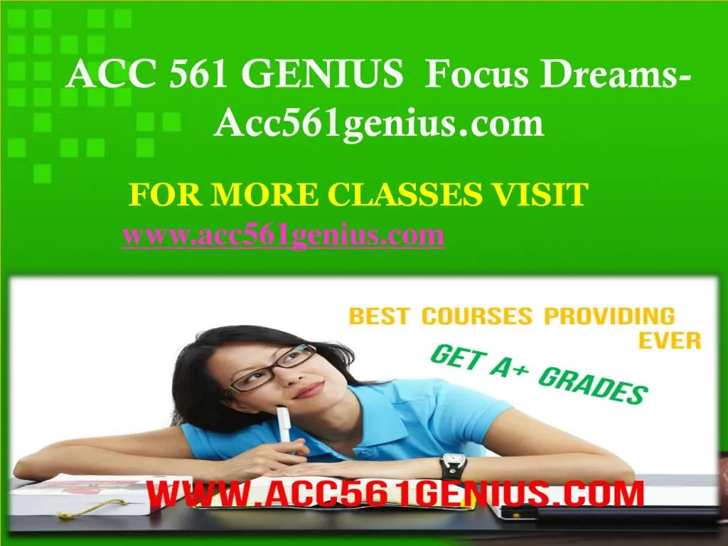 acc 561 genius focus dreams acc561genius com