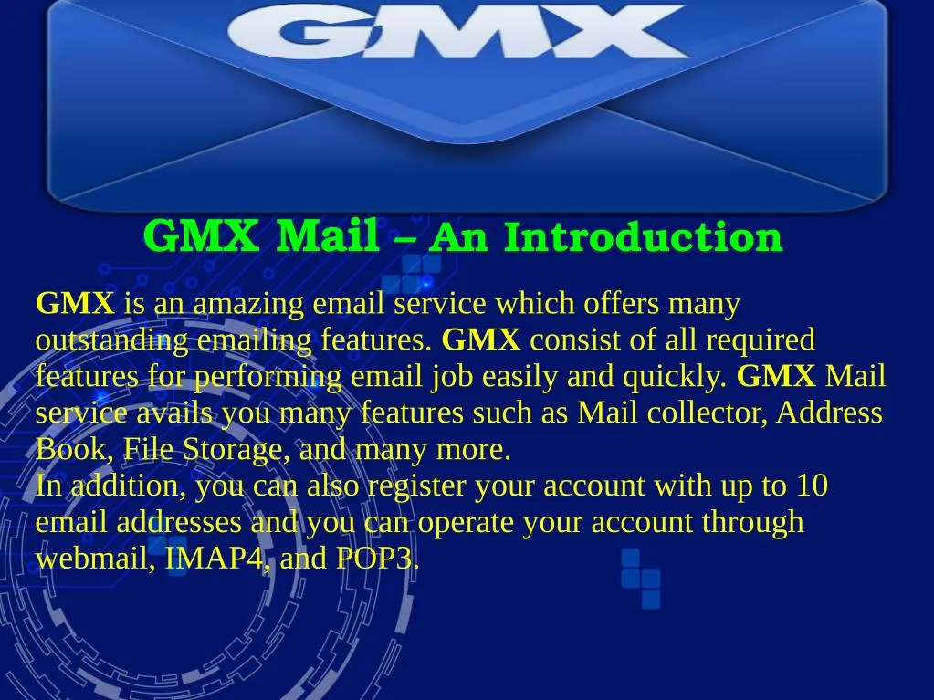 gmx mail an introduction