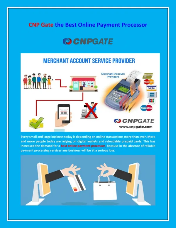 CNP Gate the Best Online Payment Processor