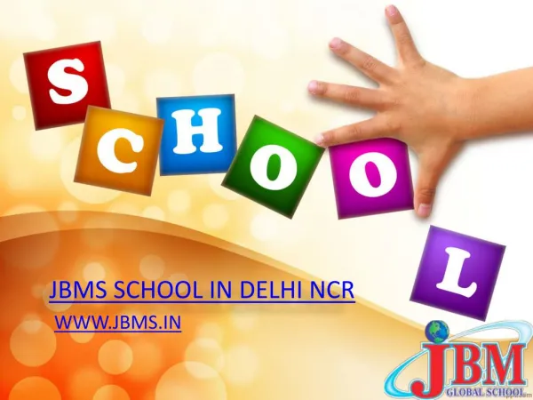 JBM Global School In Delhi NCR
