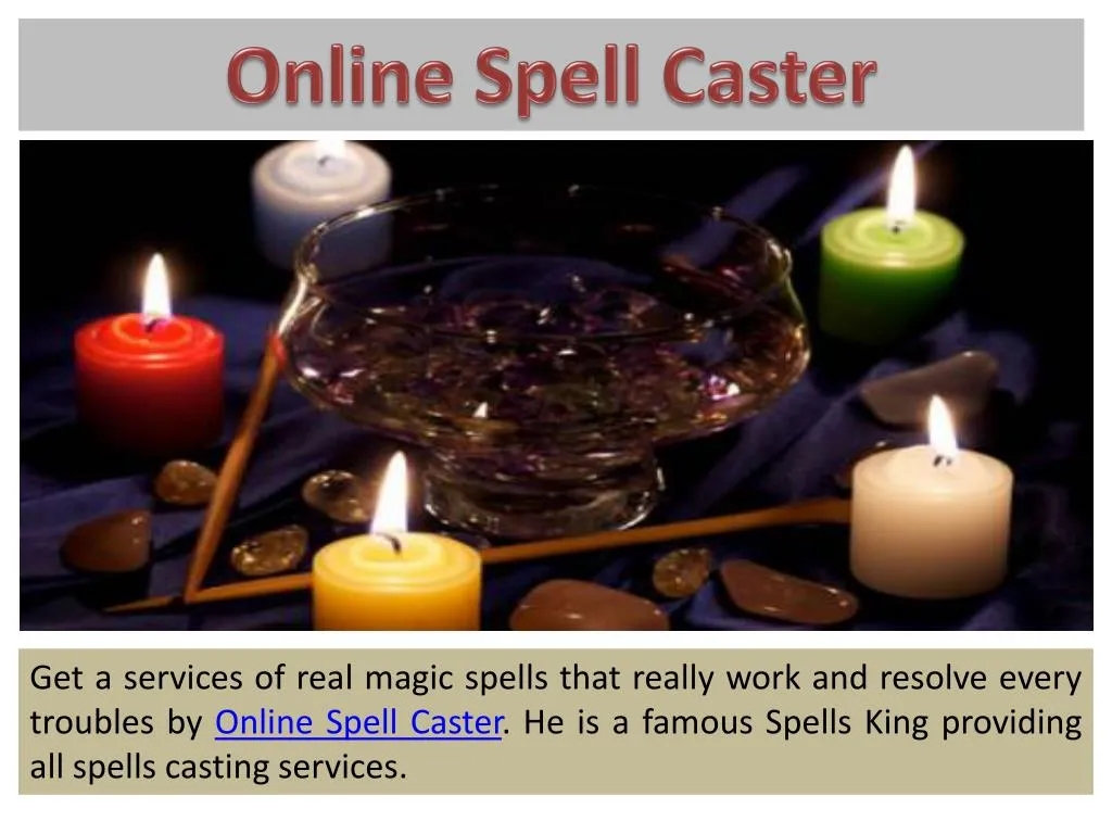 online spell caster