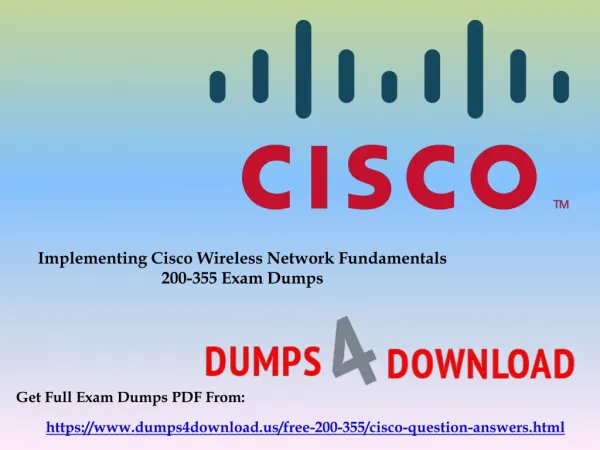 Updated Cisco 200-355 Exam Dumps - Money Back Guarantee