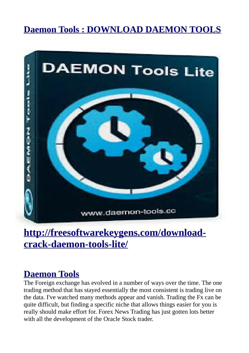 daemon tools download daemon tools
