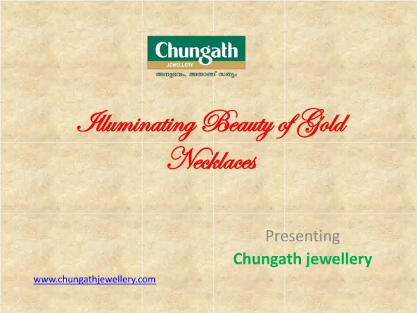 Best of Gold Necklaces Collections of Chungath
