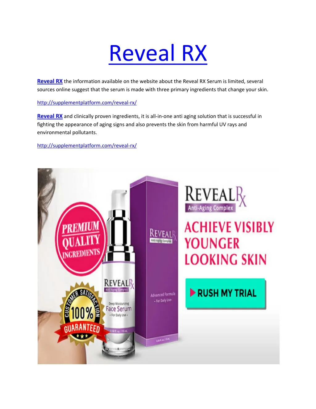reveal rx