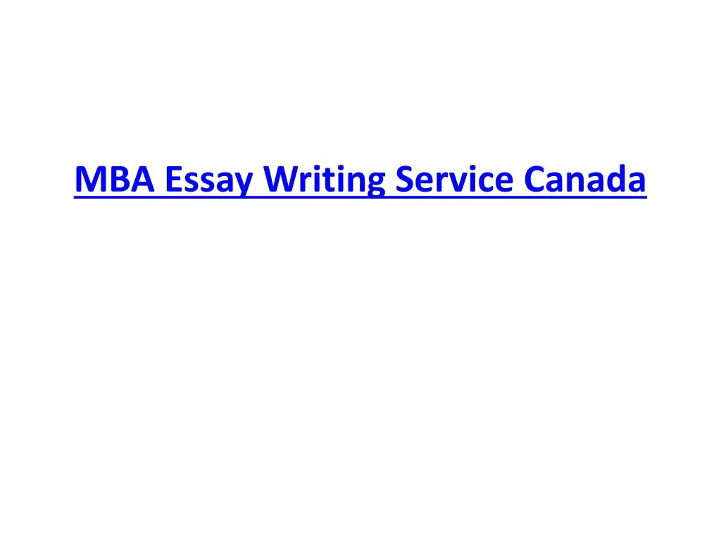mba essay writing service canada