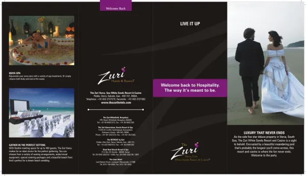 Luxury 5 Star Hotel & Beach Resort in Goa, India – Zuri White Sands