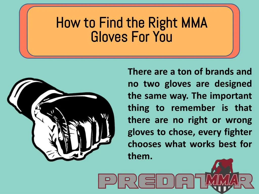 how to find the right mma gloves for you