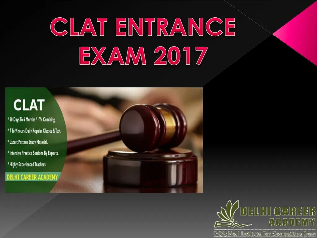 clat entrance exam 2017