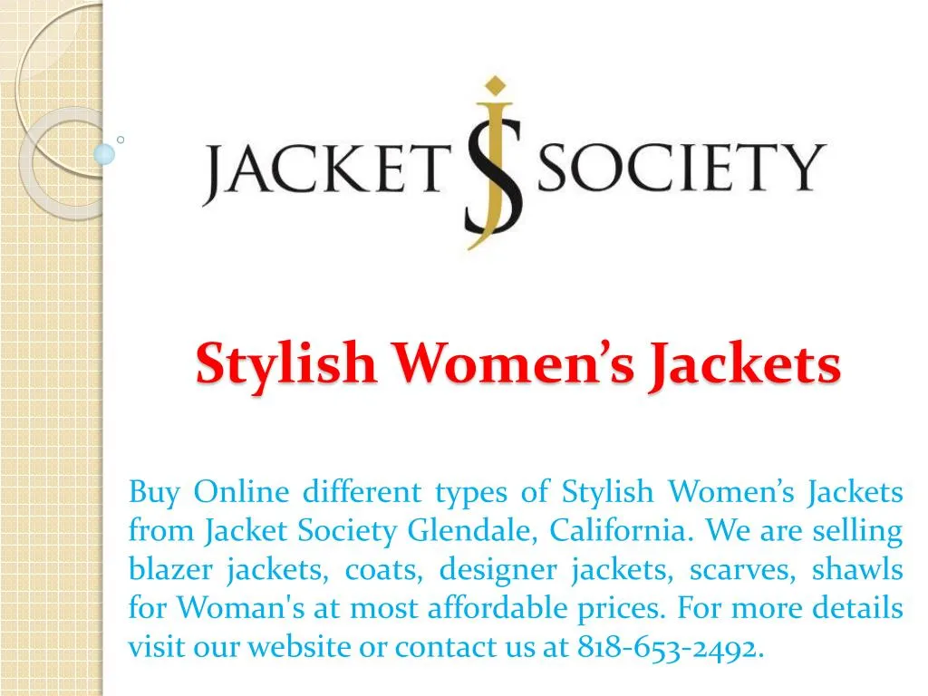 stylish women s jackets