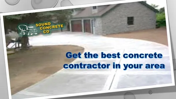 Get the best concrete contractor in your area