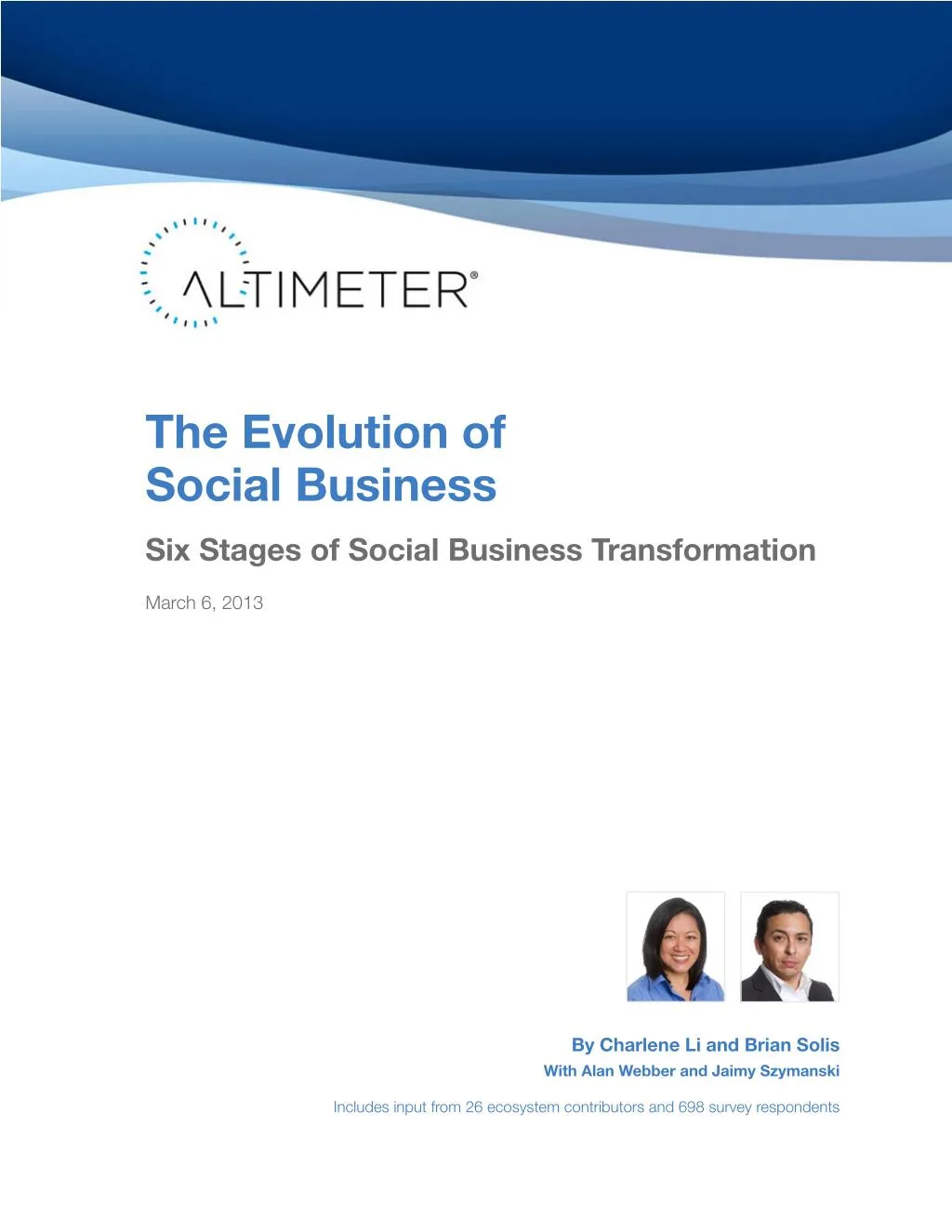 the evolution of social business