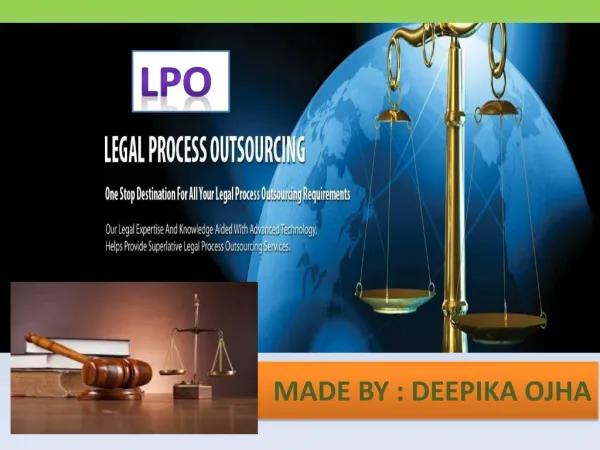 LPO - Legal process outsourcing Solution Provider