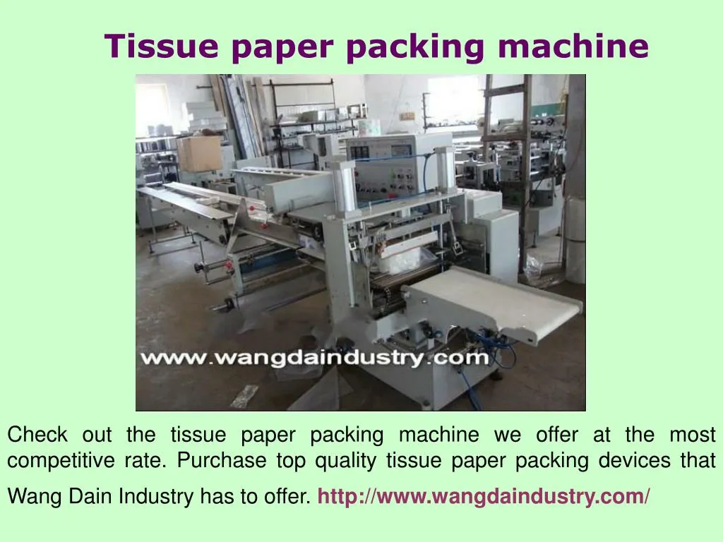 tissue paper packing machine