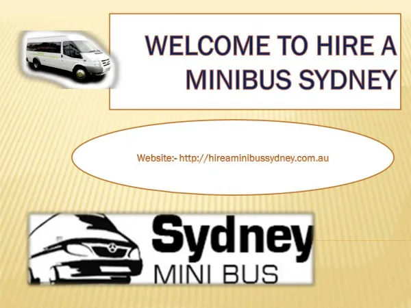 Minibus Hire Sydney