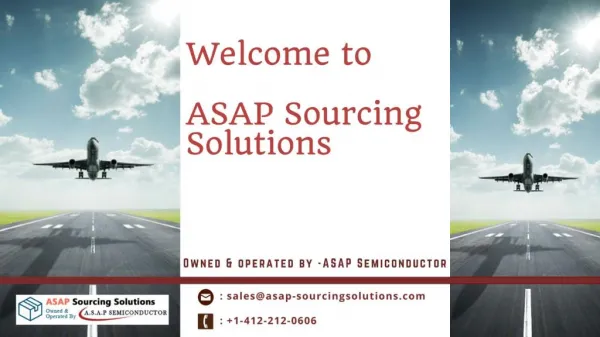 ASAP Sourcing Solutions – Aviation Components & Military Hardware Distributors