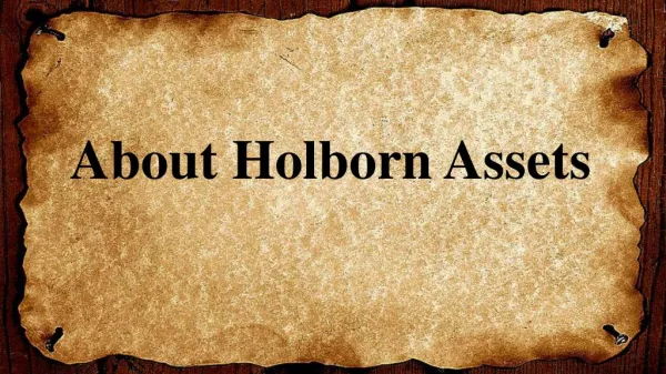 Holborn Assets Limited Sri Lanka
