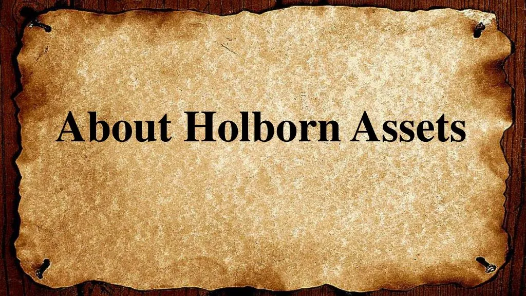 about holborn assets
