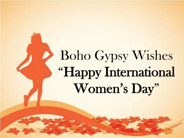 Boho Gypsy International Women's Day Collection