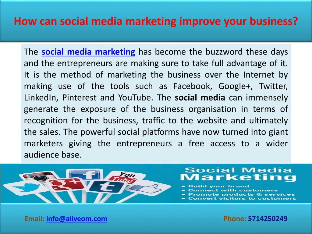 how can social media marketing improve your