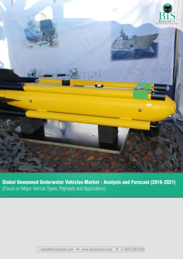 Global Unmanned Underwater Vehicles Market Size 2016