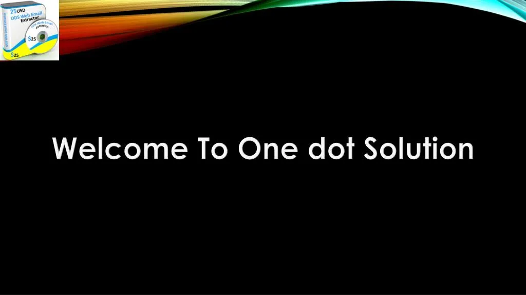 welcome to one dot solution