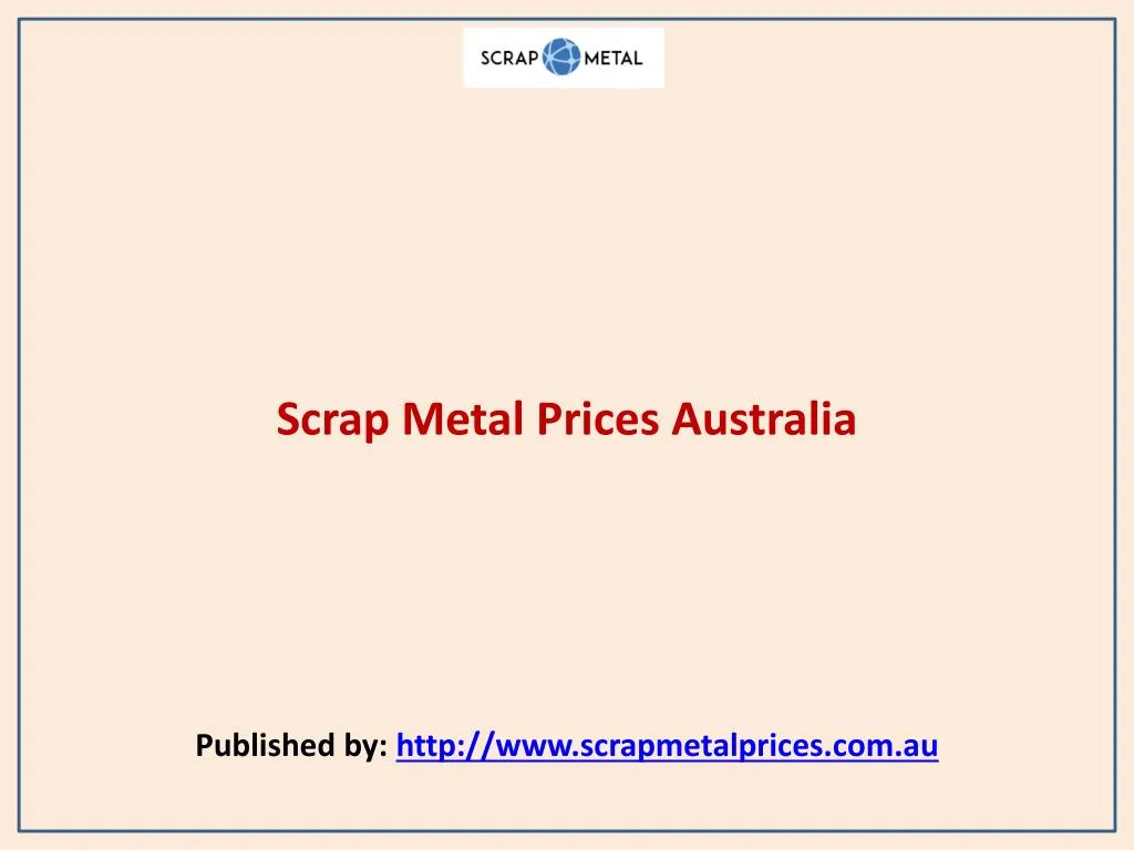 scrap metal prices australia published by http www scrapmetalprices com au