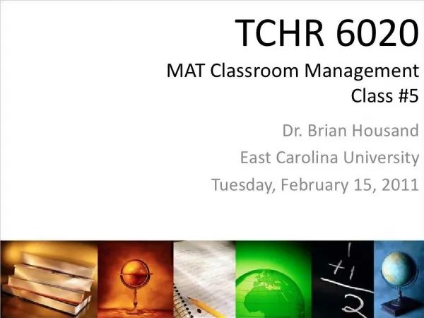tchr 6020 class 5 spring 2011