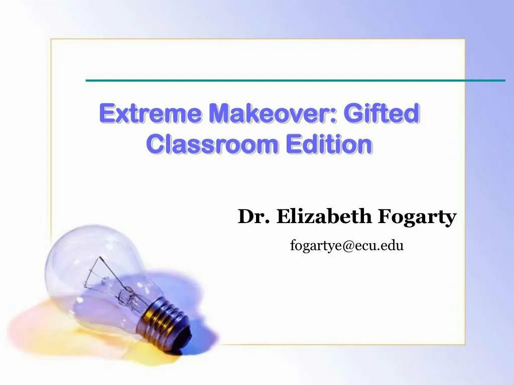 extreme classroom makeover gifted edition