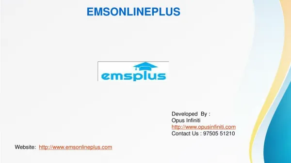 emsonlineplus - School Management Software