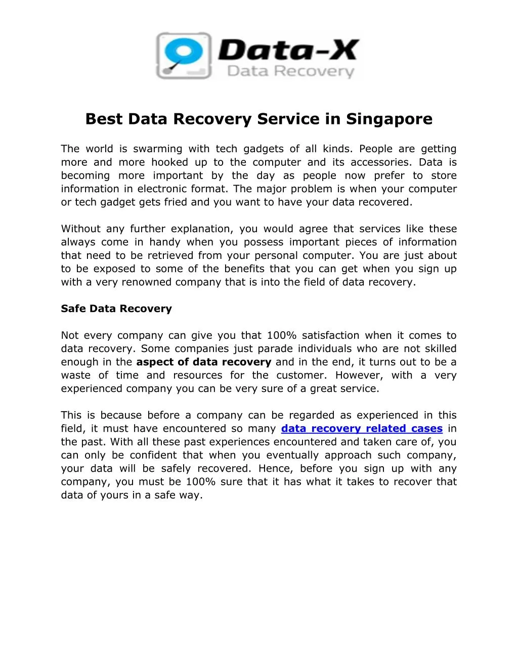 best data recovery service in singapore