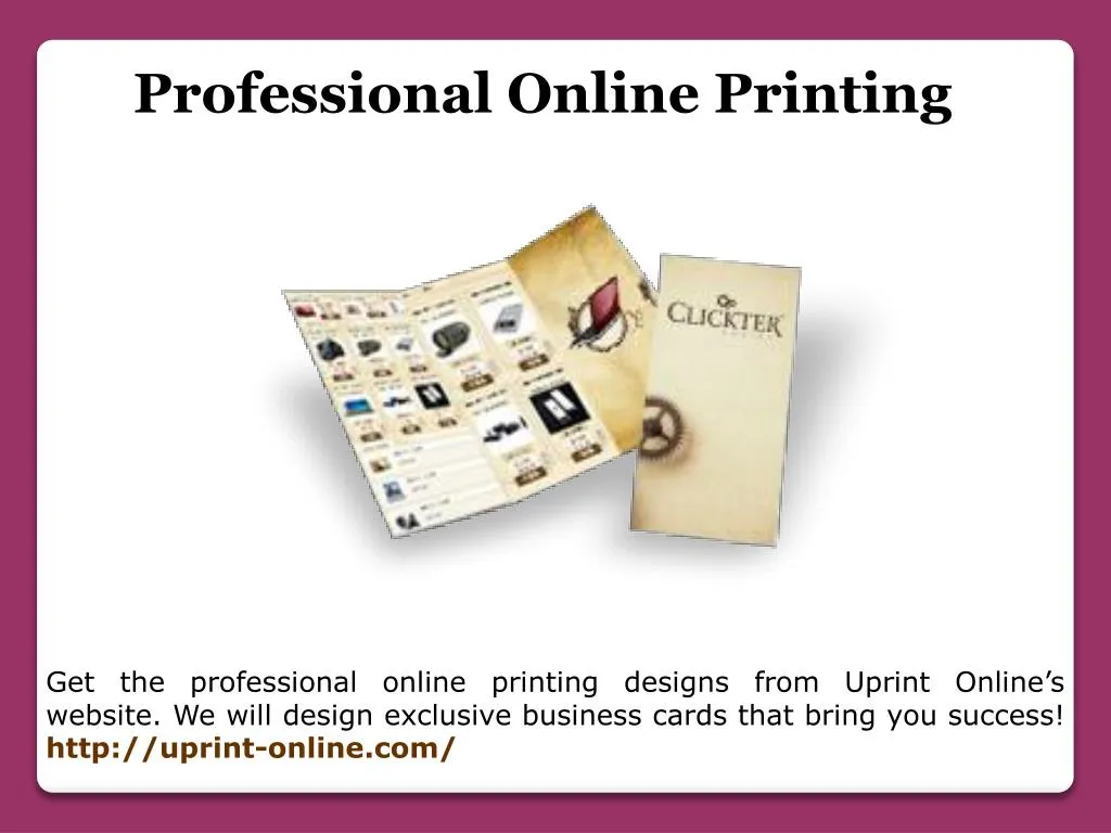professional online printing