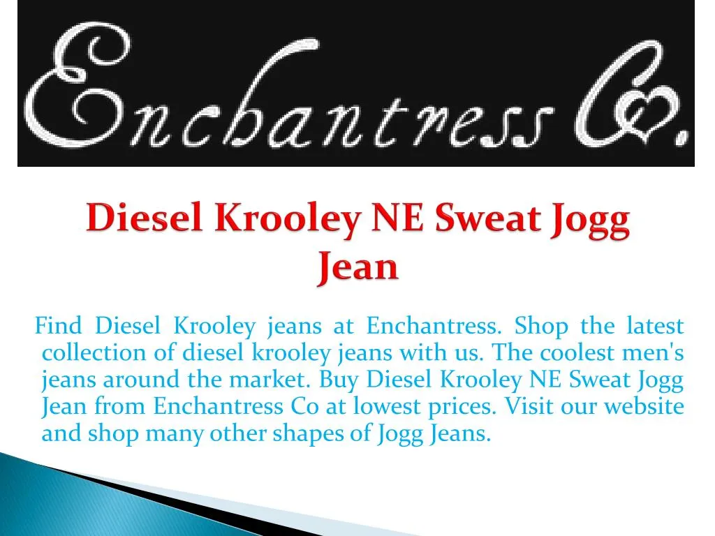 diesel krooley ne sweat jogg jean