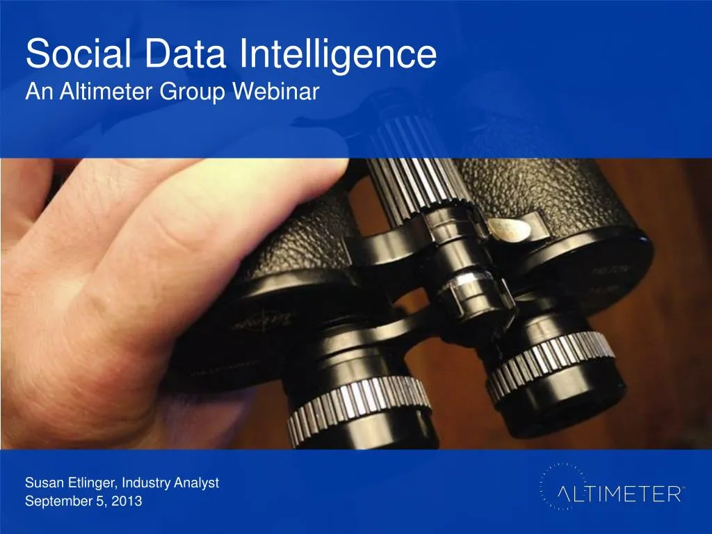 social data intelligence an altimeter group