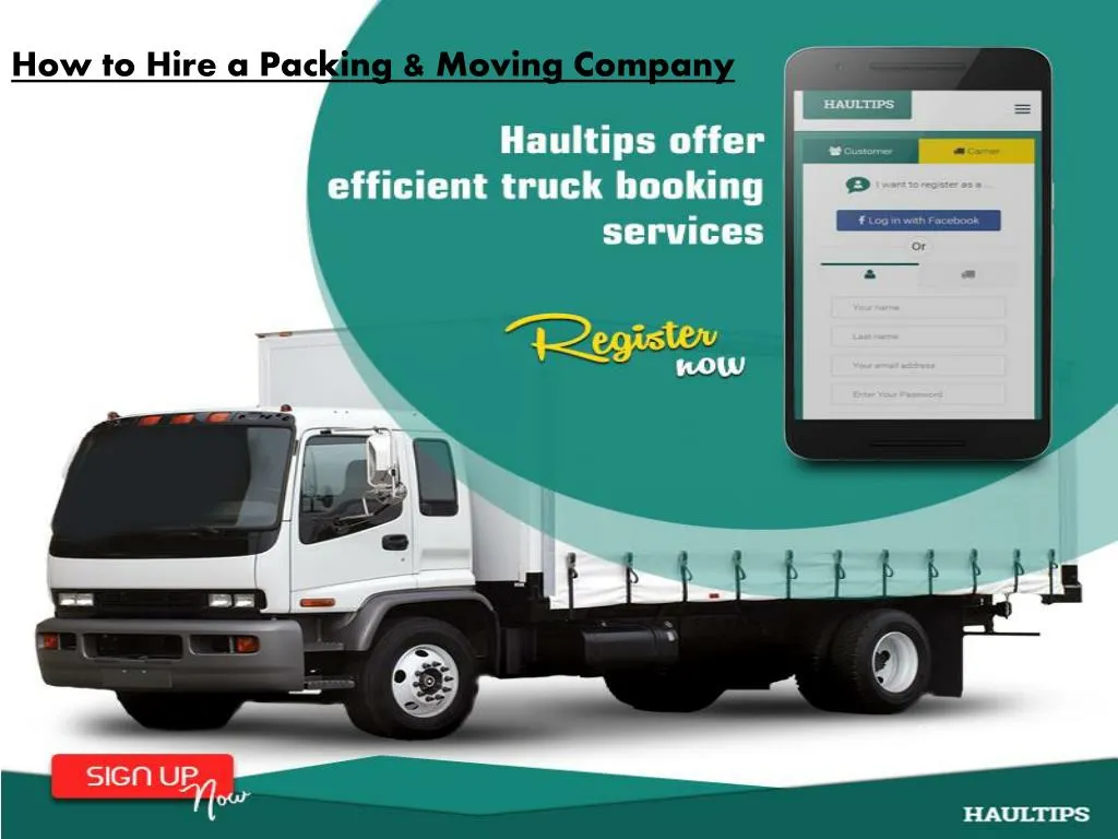 how to hire a packing moving company