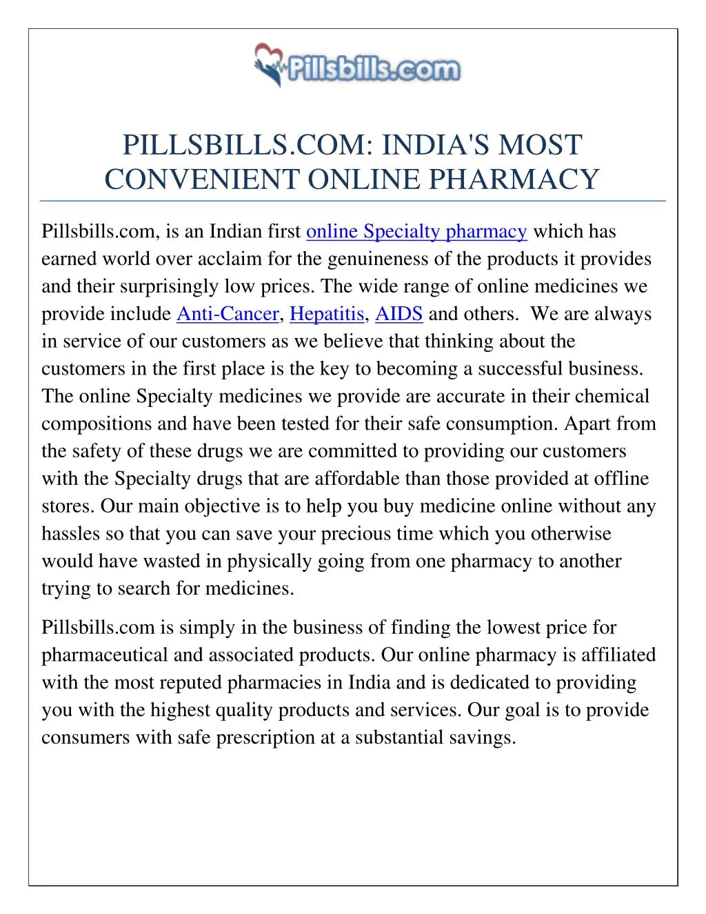 pillsbills com india s most convenient online