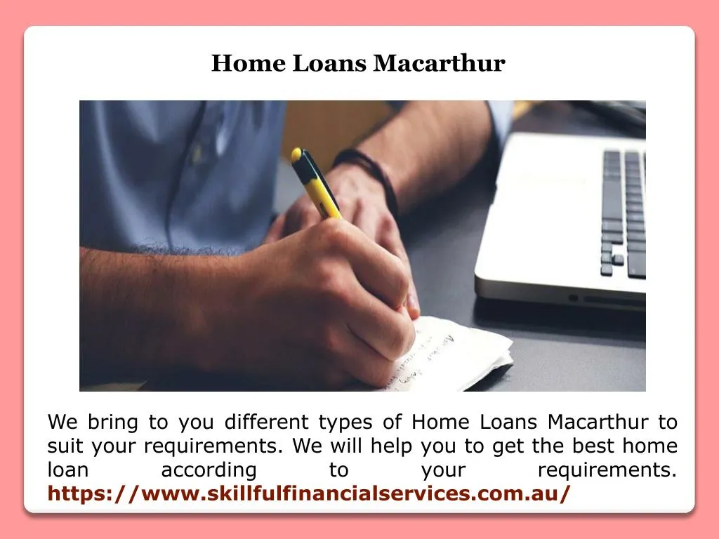 home loans macarthur