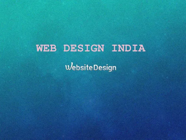 Web Design Service India - webdesignindia.net