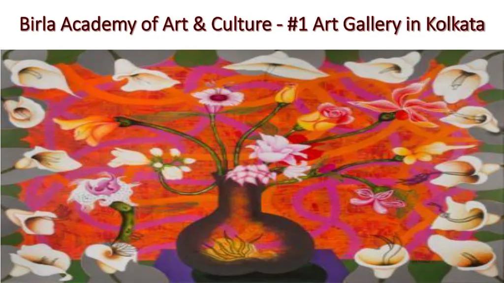 birla academy of art culture 1 art gallery in kolkata