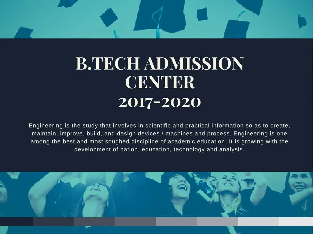 b tech admission center 2017 2020