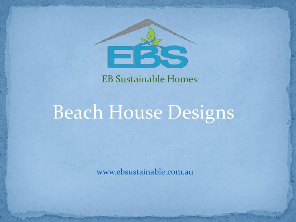 eb sustainable homes