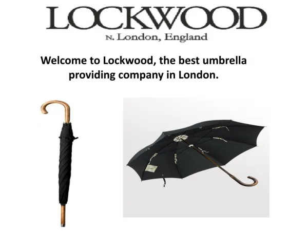 The High Standard World Class Luxury Umbrellas in North London