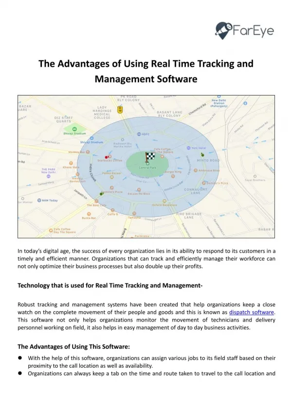 The Advantages of Using Real Time Tracking and Management Software