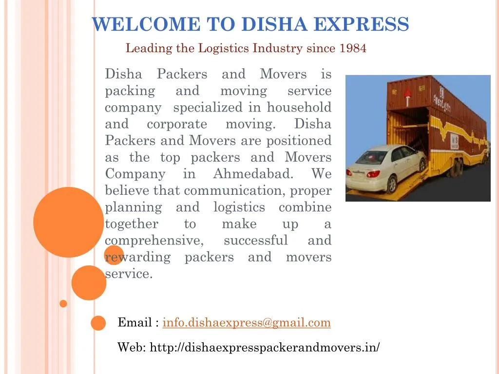 welcome to disha express